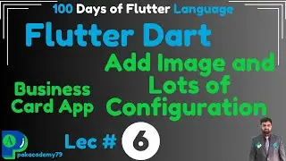 Flutter Apps | Adding Images Fonts and Configuring Yaml Files