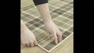 Runrug | Tartan Beige Hallway & Stair Carpet Runner
