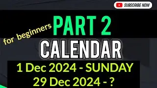 Calendar Part 2