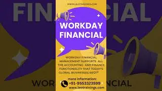 Master Your Financial Landscape: Workday Financials Unleashing Excellence #workplacetraining