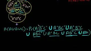 Proof for the Probability of a Union of Three Events