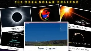 The Total Solar Eclipse of April 8, 2024 from Clarion, PA