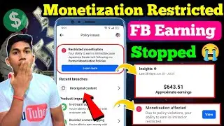 Facebook Monetization Policy Issues | Facebook Monetization Restricted Problem | fb Ads on Reels