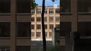 ❗️Киев под массированными ударами России: повреждены школа и жилые здания #shorts