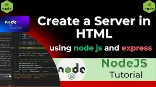 Build a Server in Your HTML App with Node.js & Express