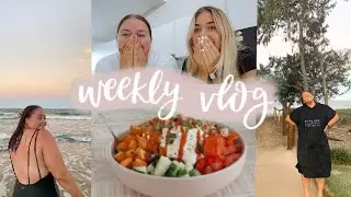 WEEKLY VLOG - a week away from home! (workouts, beach trips + good friendships 🥺)