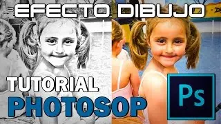 Tutorial Photoshop | Efecto Dibujo / Draw Effect