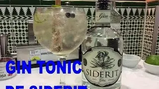 Como preparar un Gin tonic de Siderit