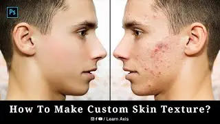 How To Make Custom Realistic Skin Texture in Photoshop | Create Custom Skin Texture Like A Pro