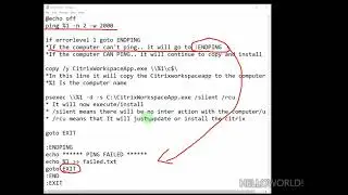 How to install citrix on a multiple computer using cmd
