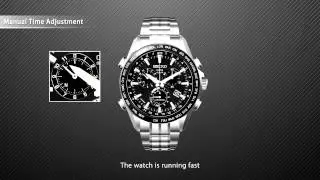 Manual Time Adjustment - SEIKO 33s