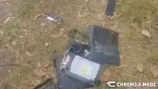 Chr0m3 x MoDz - RGH Xbox 360 Destruction With My Car