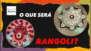 VOCÊ CONHECE A ARTE INDIANA RANGOLI? | Índia | Relaxante | #art