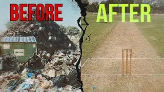 Garbage Dump place into a Cricket Ground: An Incredible Transformation!