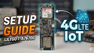 How to Connect LILYGO T-A7670G to 4G Network | ESP32 GSM Tutorial