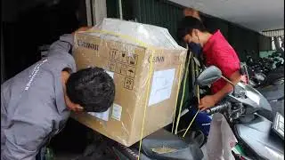 Proses Pengiriman Mesin Fotocopy Canon iR 1643i DADF ke Samarinda