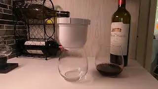 Using the Clearly Filtered filter to filter water out of wine!