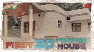 First 3D printed house in INDIA || Sai venkateash tech world #shorts