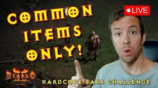 Barbarian Common Items ONLY Challenge Diablo 2 Resurrected
