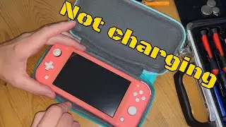 Switch Lite Won't charge? lets try to fault find/repair.