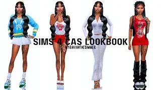 Sims 4 Female Pinterest Inspired Baddie Lookbook | CC Links