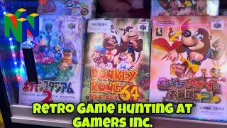 Retro Video Game Hunting At Gamers Inc.  Kirby, Mario , N64 Games And More !!!