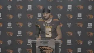 Oregon State Football Post-Game Vs. UCLA: DJ Uiagalelei (10/14/23)