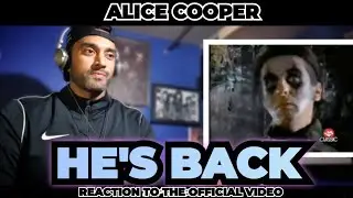 First Time Reacting to Alice Cooper - He's Back (The Man Behind The Mask) Official Video