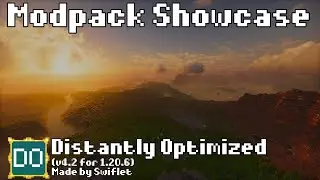 Modpack Showcase - Distantly Optimized (Distant Horizons + Iris Shaders)
