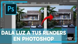Aprende a crear efectos de luz a tus renders en PHOTOSHOP