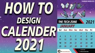 How To Create A Calendar in Photoshop | Calendar 2021