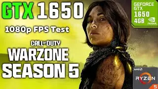 Call of Duty Warzone 3 SEASON 5 GTX 1650 FPS Test