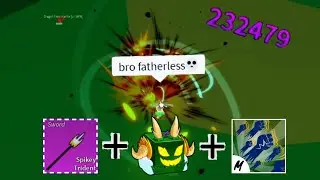 Spikey Trident + Dragon + Godhuman (1 SHOT)