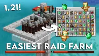 How to make Raid Farm in Minecraft 1.21 | Easy and Simple Design