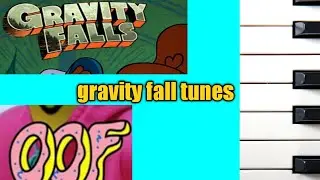 Playing the gravity falls theme song on the roblox piano