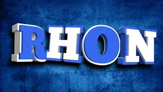 3D Text Tutorial in PixelLab | 3D Name