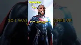 Burna Boy wanted to be a Superhero #shorts