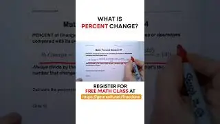 Percent of Change in a Pinch: Quick Tutorial 