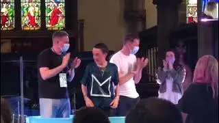 me getting baptized