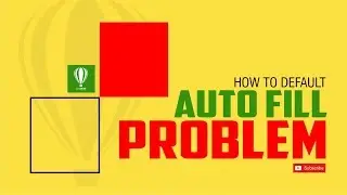 CorelDraw : How to Default Auto Fill Problem || Must Watch