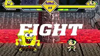 MUGEN: SpongeBob Vs Buttercup