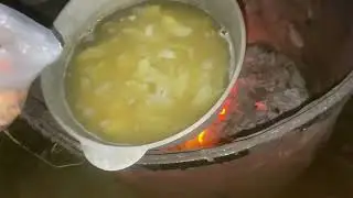 Ленивая уха из креветок
