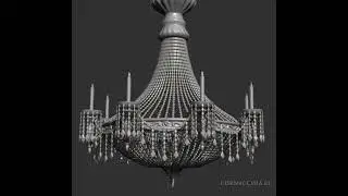 Sculpting a chandelier in Zbrush