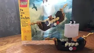 Lego Creator (11978) Viking Ship Construction Timelapse