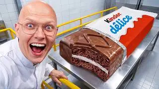 Я СДЕЛАЛ ГИГАНТСКИЙ KINDER delice ВЕСОМ 200 КИЛОГРАММ