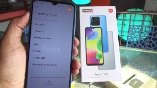Redmi 10A factory reset.