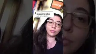 Como colocar as páginas aparecendo o número a partir da Introdução #shorts