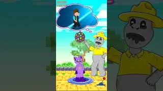 Dance or DlE challenge with Zookeeper, Jax and Catnap, Steve | Zoonomaly, Minecraft #shorts