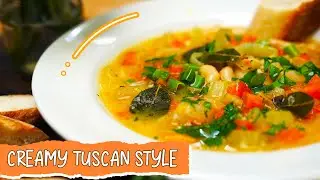 Easy Creamy White Bean | Budget Friendly | One-Pot Soup