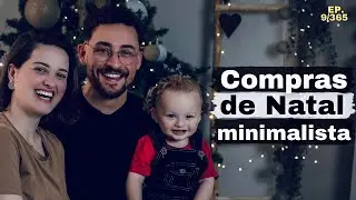 Compras de Natal de Uma Família Minimalista